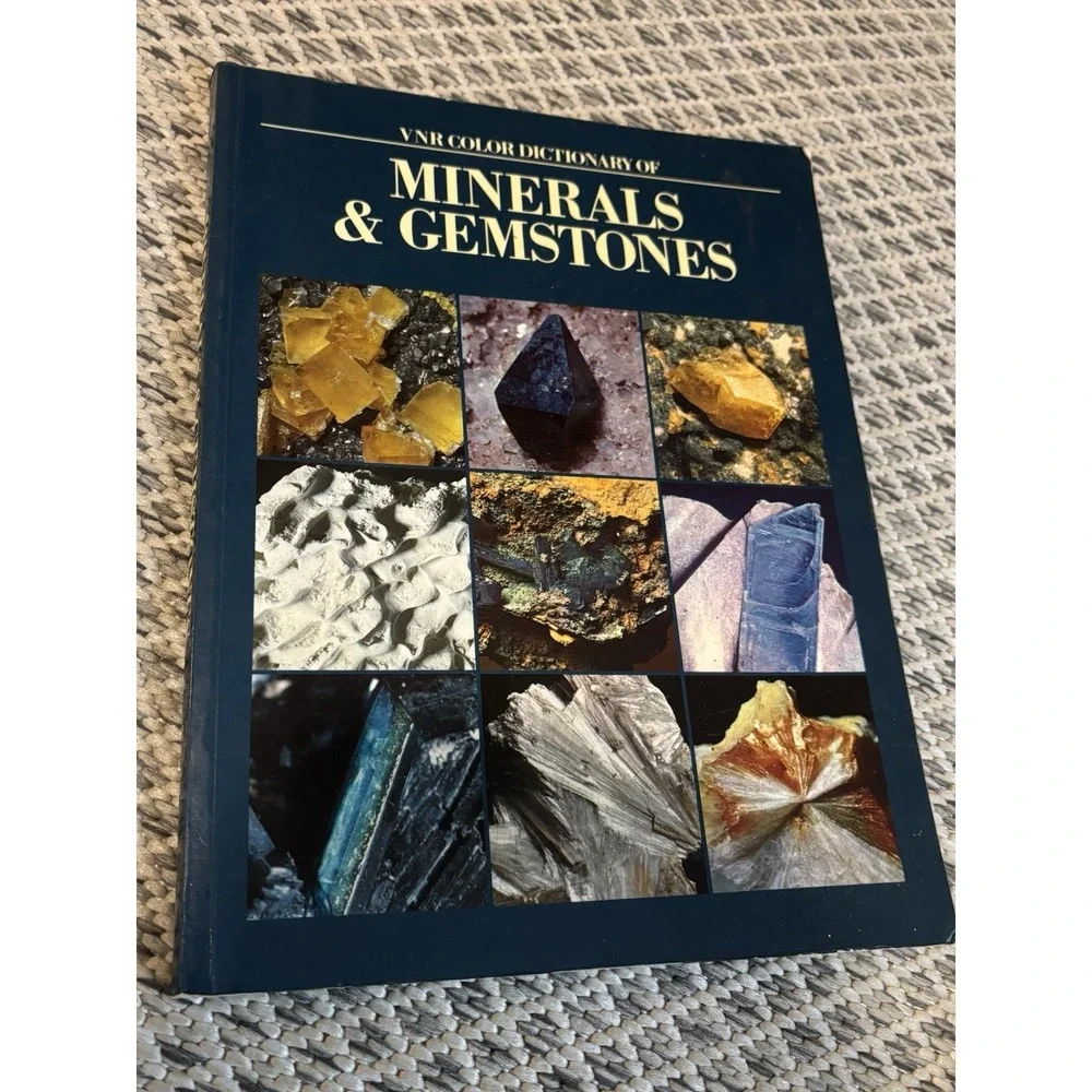 Mineral & Gemstones Vintage Paperback VNR Color Dictionary Mineralogy NonFiction